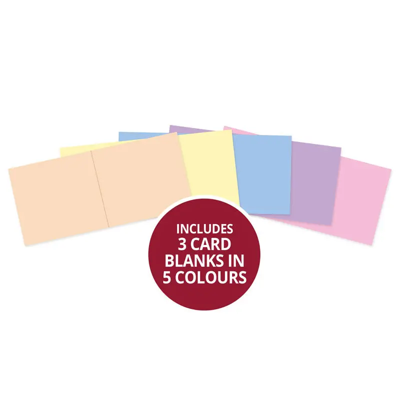 Adorable Scorable Pre-Scored Card Blanks - 6" X 6" Pastels Selection 1