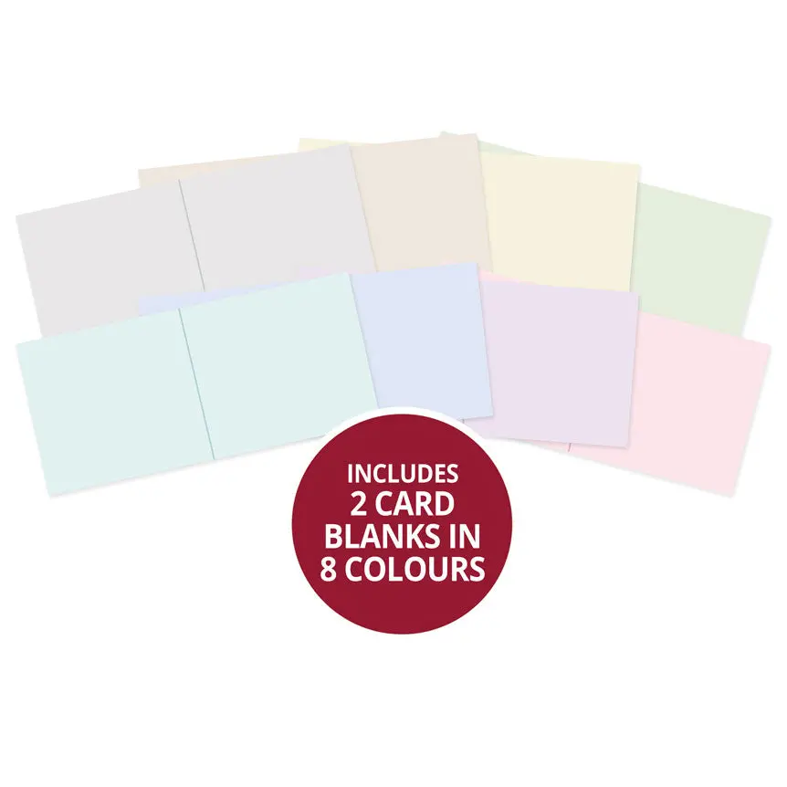 Adorable Scorable Pre-Scored Card Blanks - A Touch Of Colour 6" X 6" 1