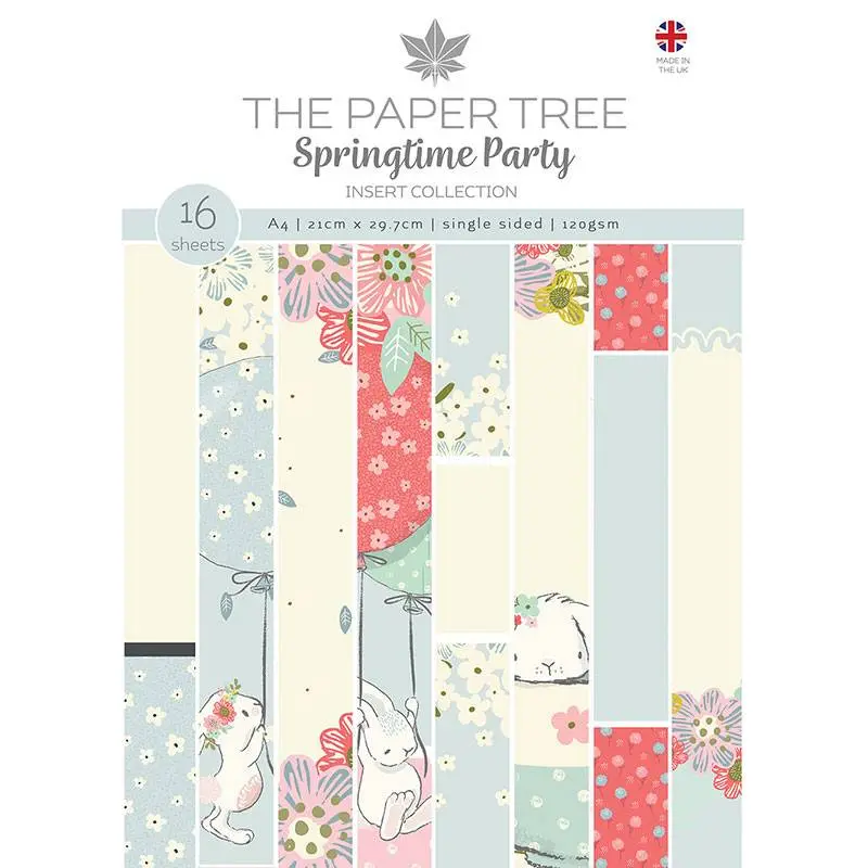 The Paper Tree Springtime Party A4 Insert Collection 1