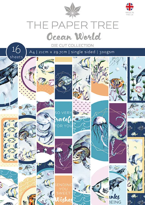 The Paper Tree Ocean World A4 Die Cut Sheets 1