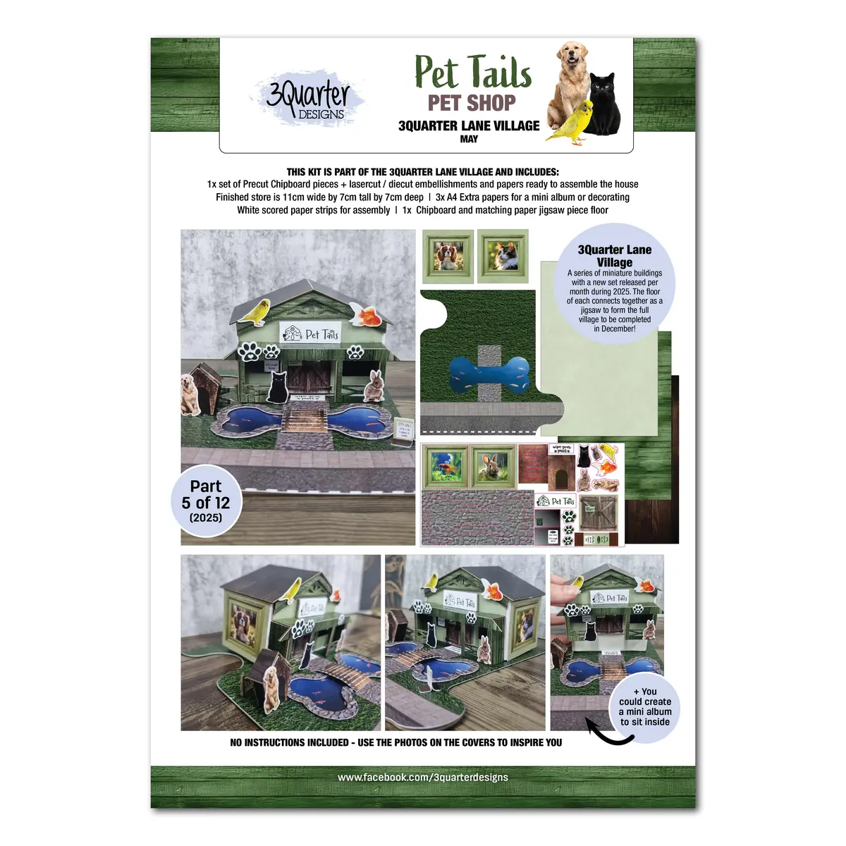 3Quarter Designs Lane Village - Pet Tails Pet Shop 1
