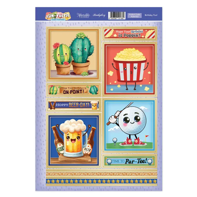 Pun-Tastic Topper Sheet - Birthday Pun! 1
