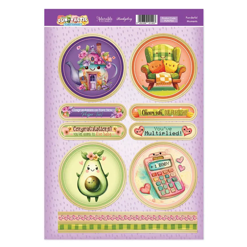 Pun-Tastic Topper Sheet - Punderful Moments 1