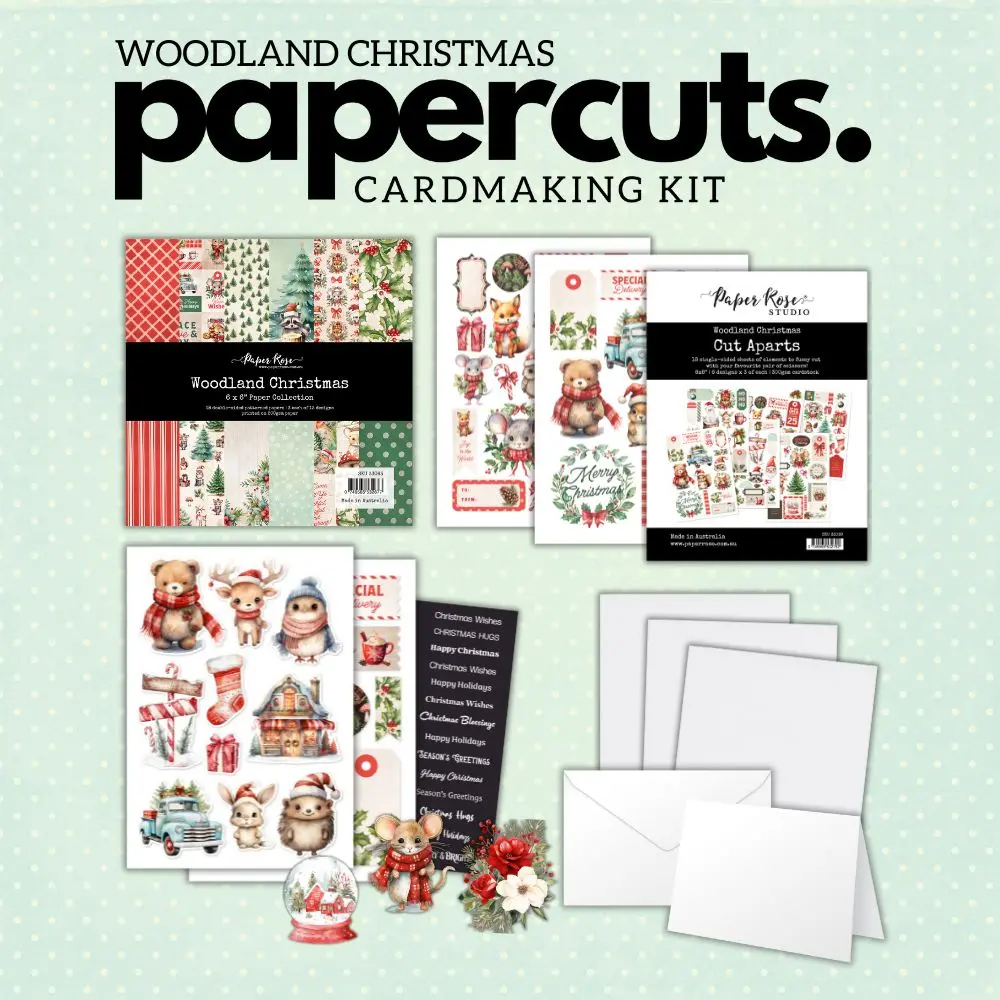 Woodland Christmas Papercuts Kit 33066 1