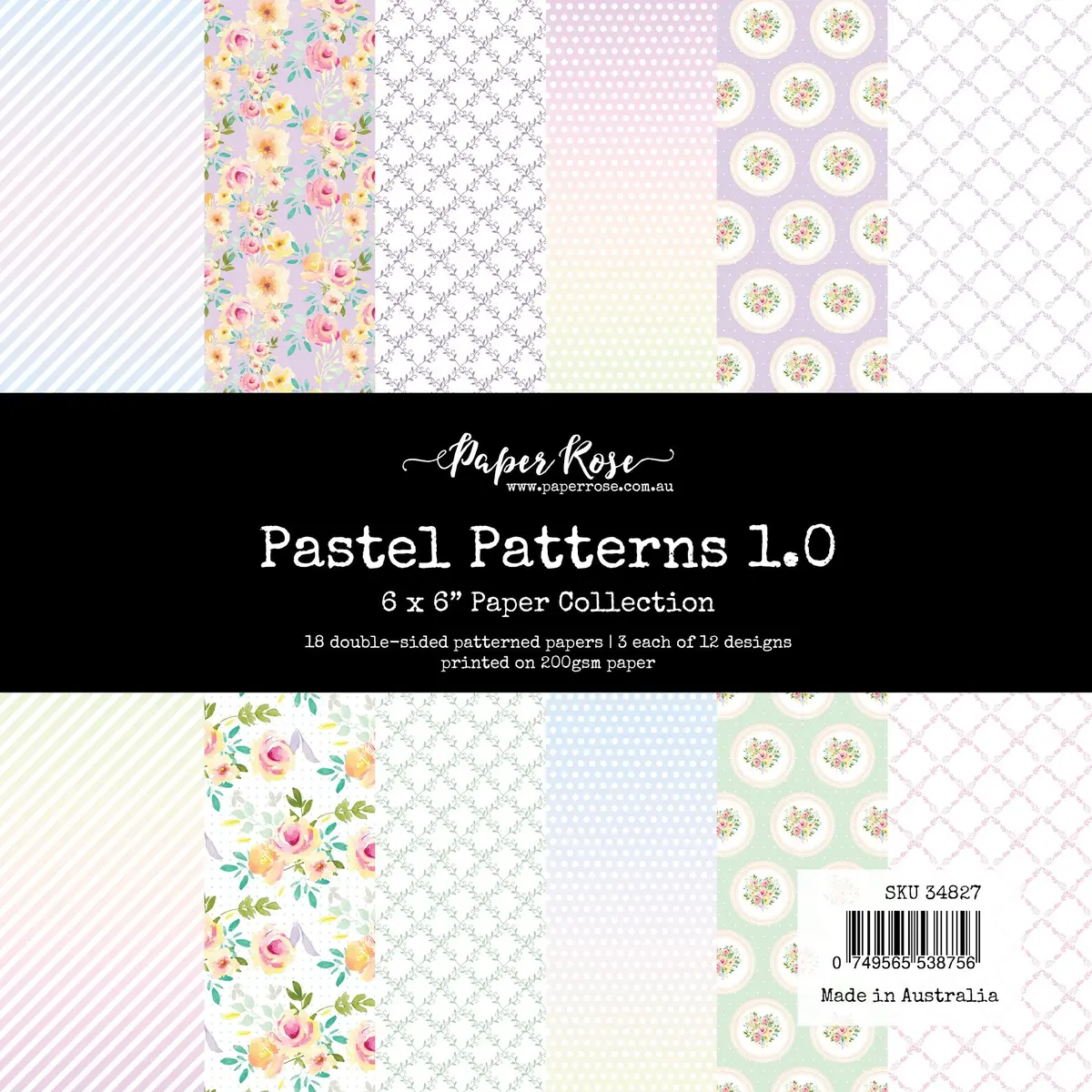 Pastel Patterns 1.0 6X6 Paper Collection 34827 1