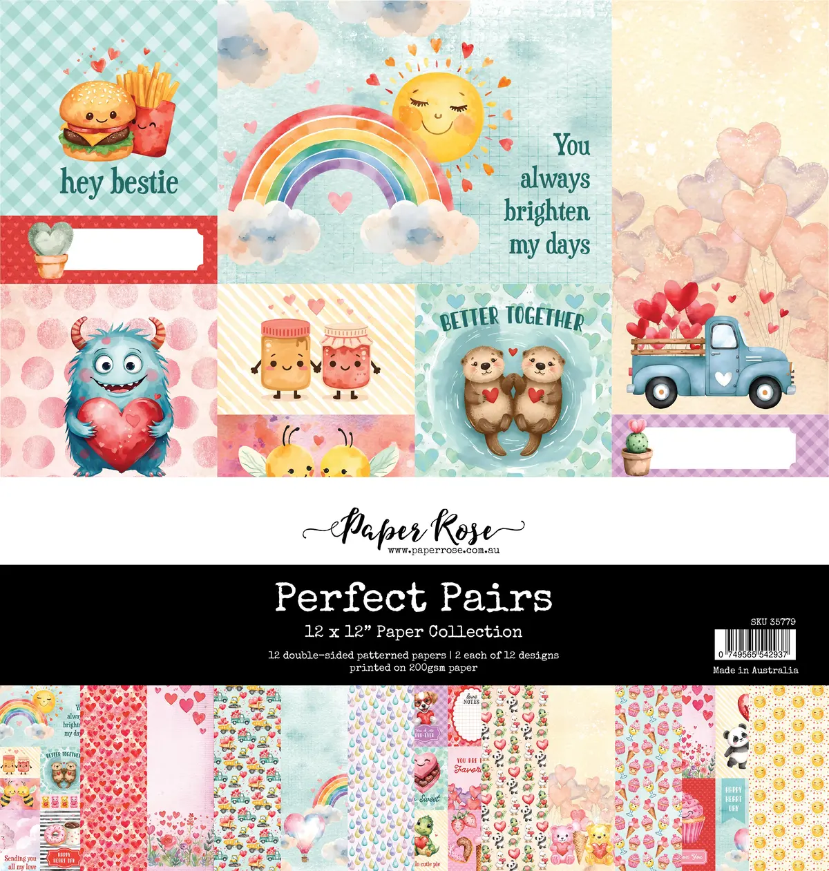 Perfect Pairs 12X12 Paper Collection  35779 1