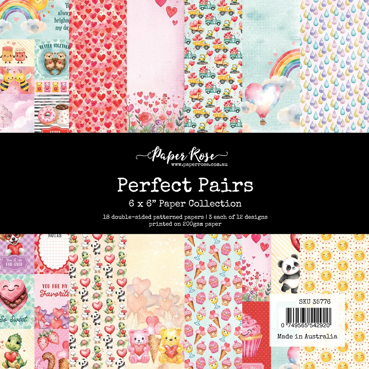 Perfect Pairs 6X6 Paper Collection 35776 1