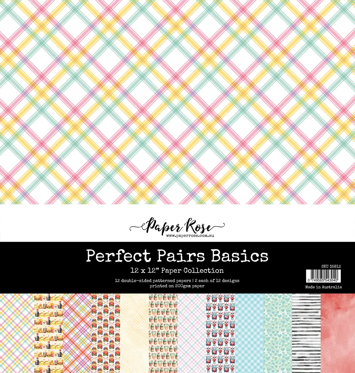 Perfect Pairs Basics 12X12 Paper Collection 35812 1