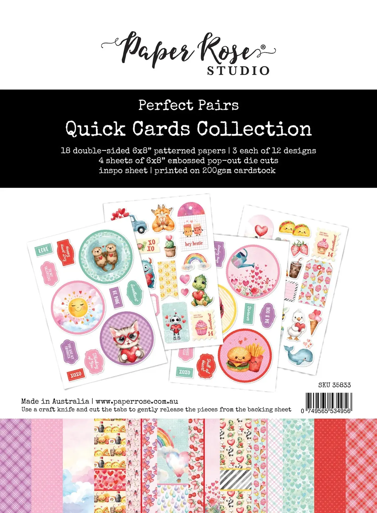 Perfect Pairs 6X8 Quick Cards Kit 35833 1