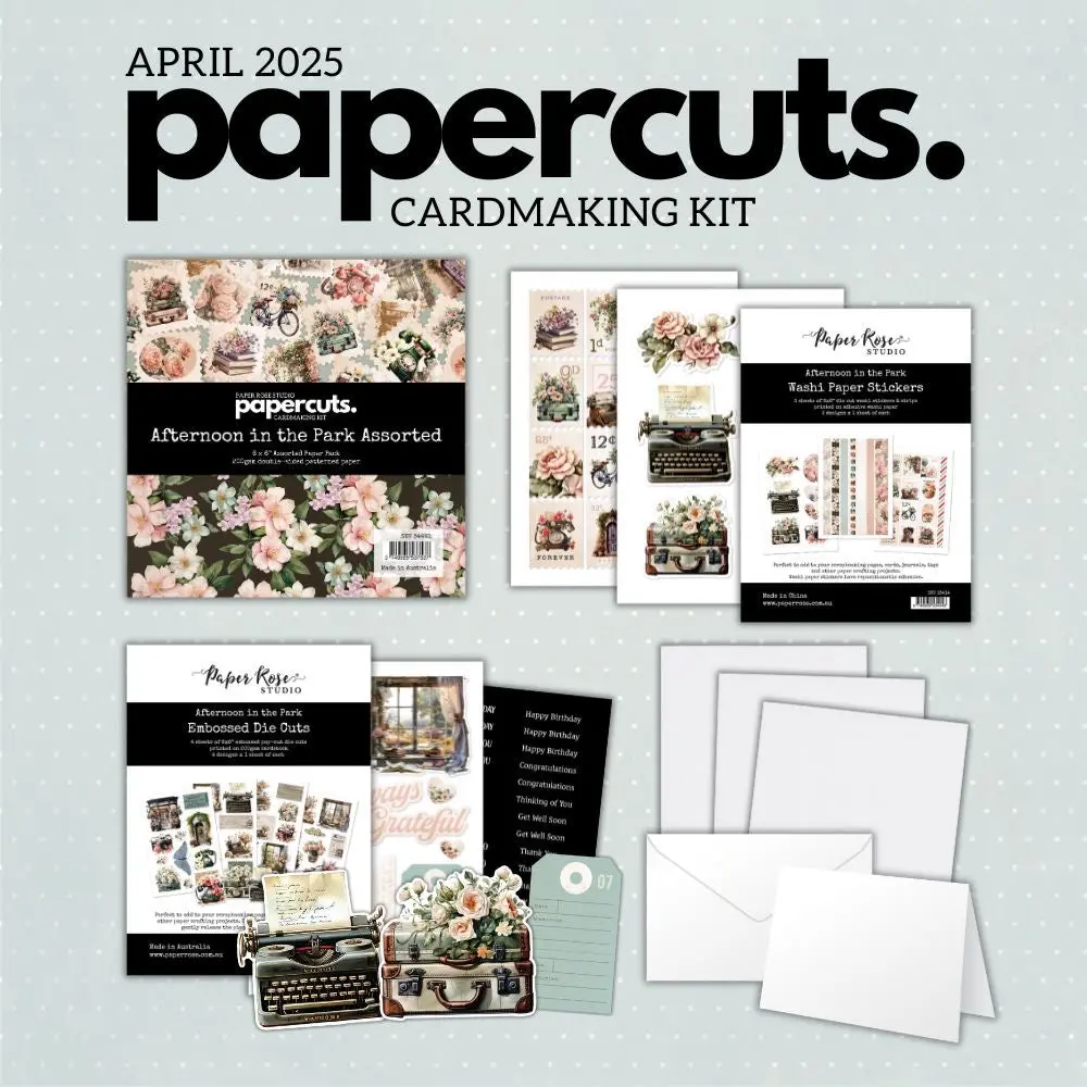 Afternoon In The Park Papercuts Cardmaking Kit 34461 1