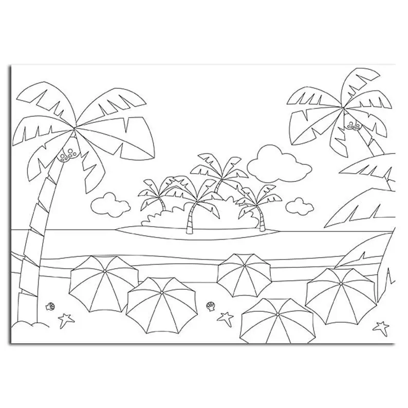 Picture Embossing Folder - Summer Holidays 1