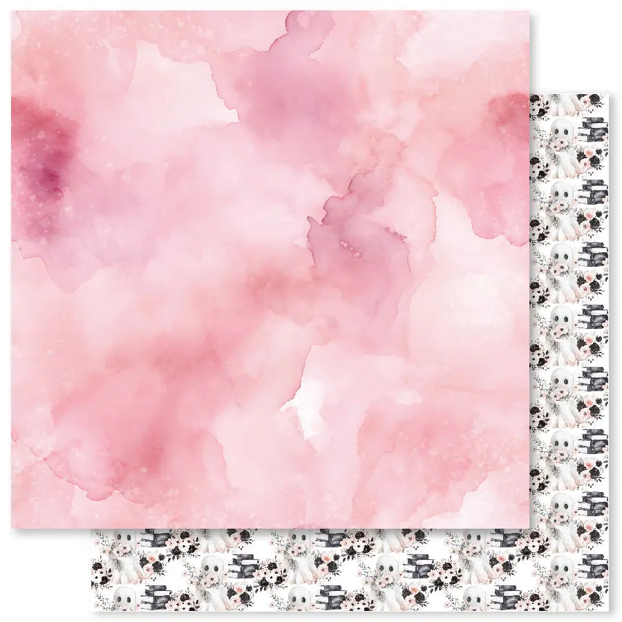 Pink Halloween E 12X12 Paper (12Pc Bulk Pack) 32811 1