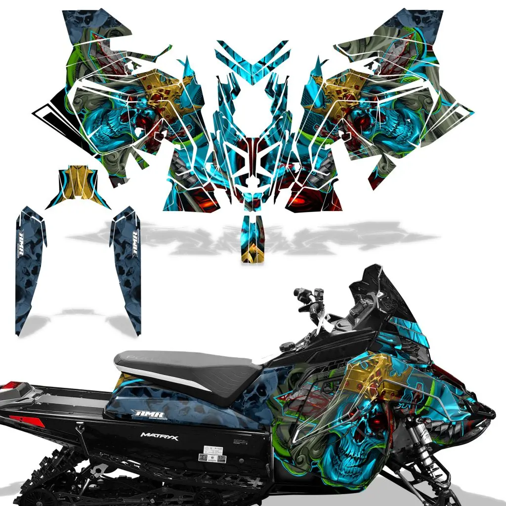 Polaris Matryx / Indy / Assault 2020 Sled Snowmobile Graphics Decal Kit 1