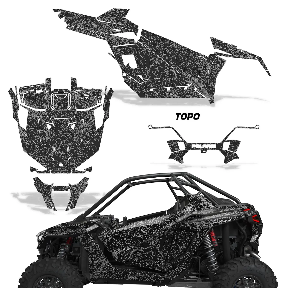 Polaris Rzr Pro Xp 2 Seater Graphics (2020-2024) 1