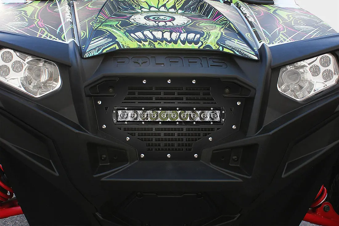 Custom Grille For Polaris Rzr 900 & Rzr 800 With Led Light Bar (2011-2014) - Bricks 2