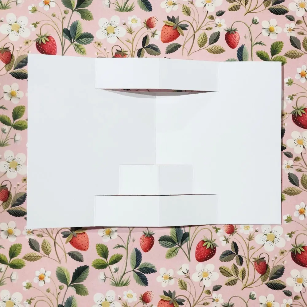 Pop-Out Card Insert White 300Gsm Cardstock 3 Panels - 10 Pieces 35001 1
