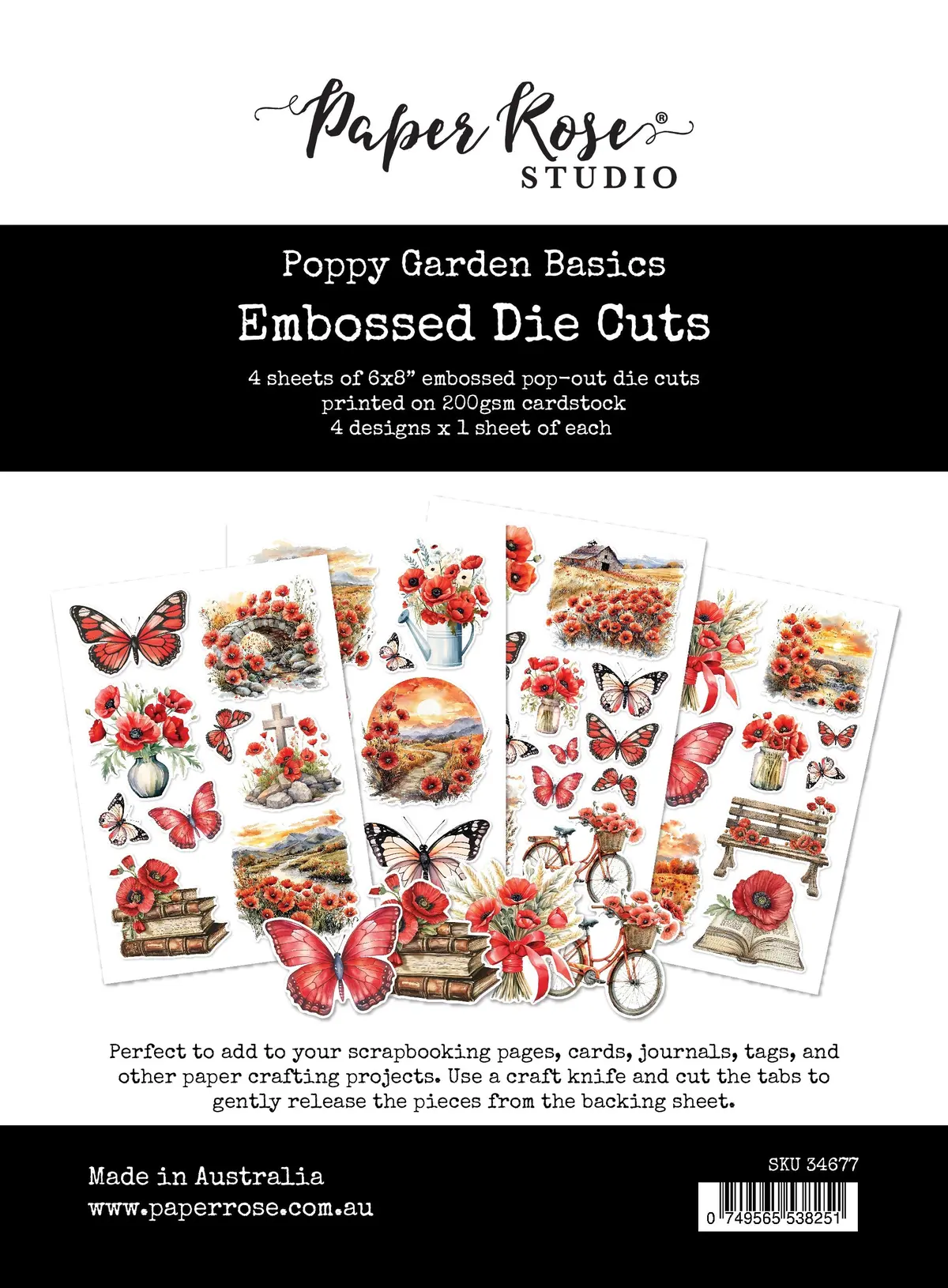 Poppy Garden Basics Embossed Die Cuts 34677 1