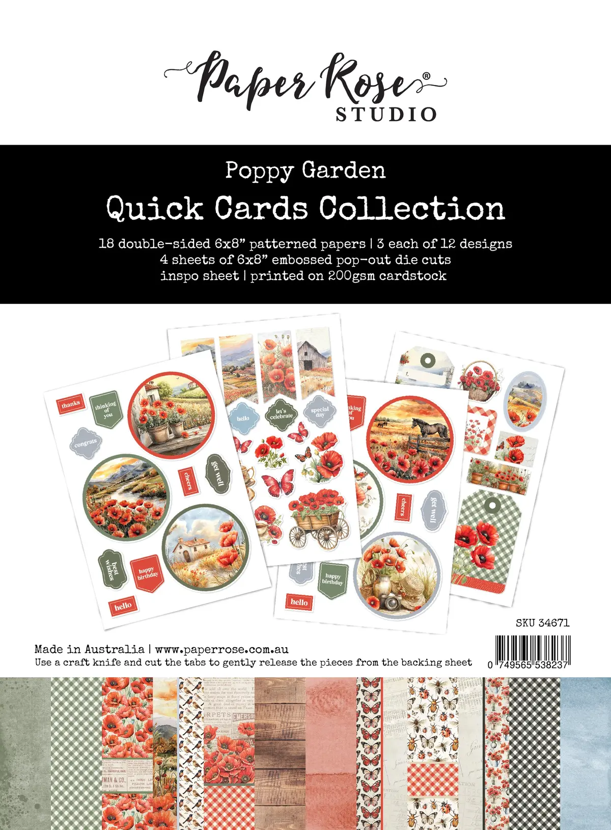 Poppy Garden Quick Card Collection 34671 1