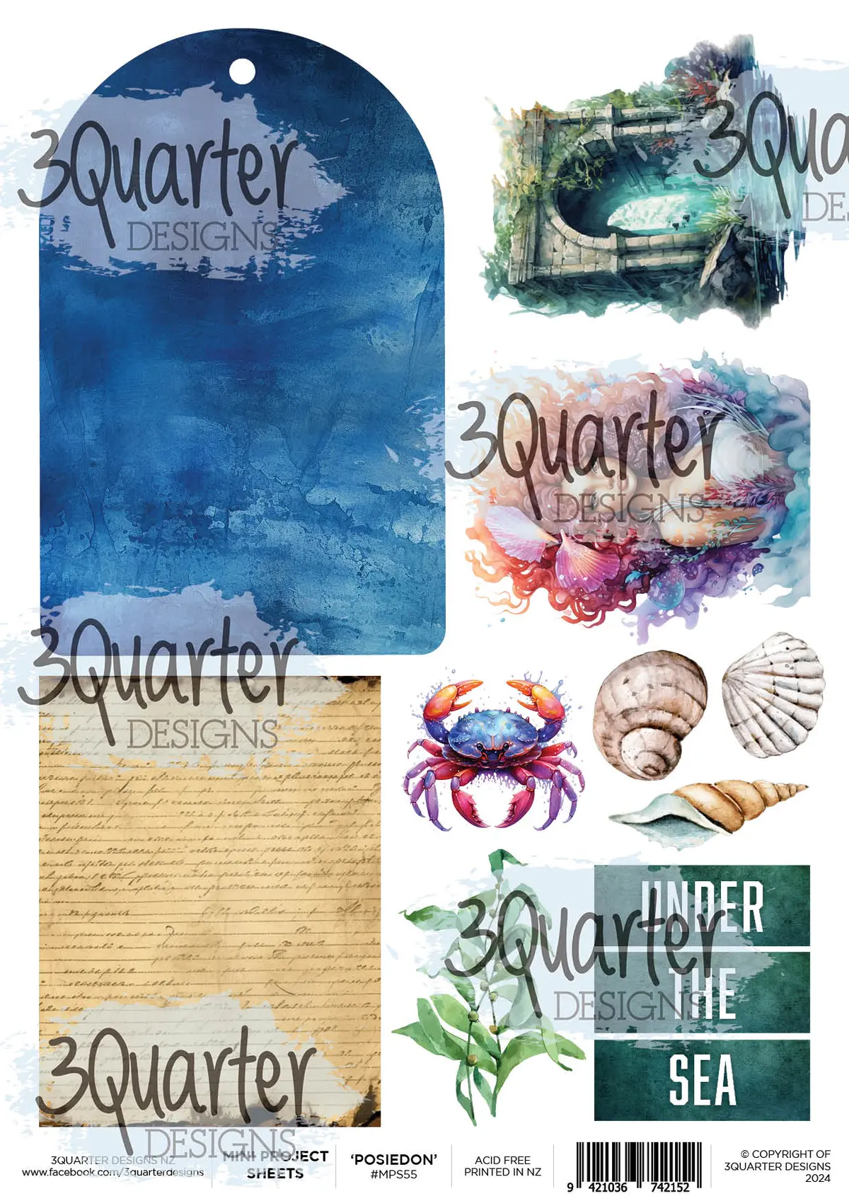 3Quarter Designs Poseidon - Mini Project Sheet 1