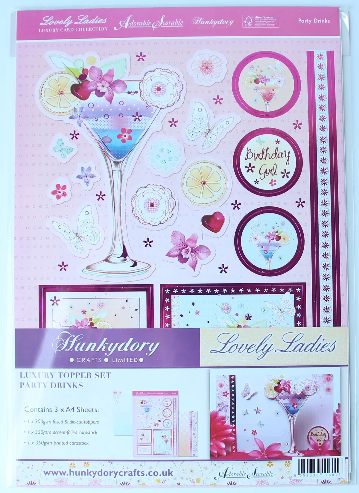 Lovely Ladies Luxury Topper Sets - Party Drinks 1