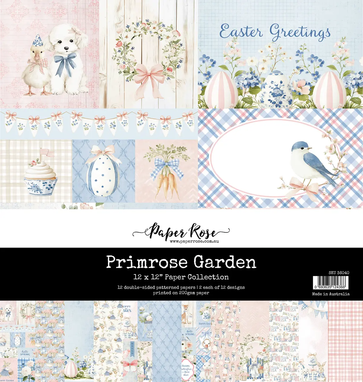 Primrose Garden Easter 12X12 Paper Collection 36040 1