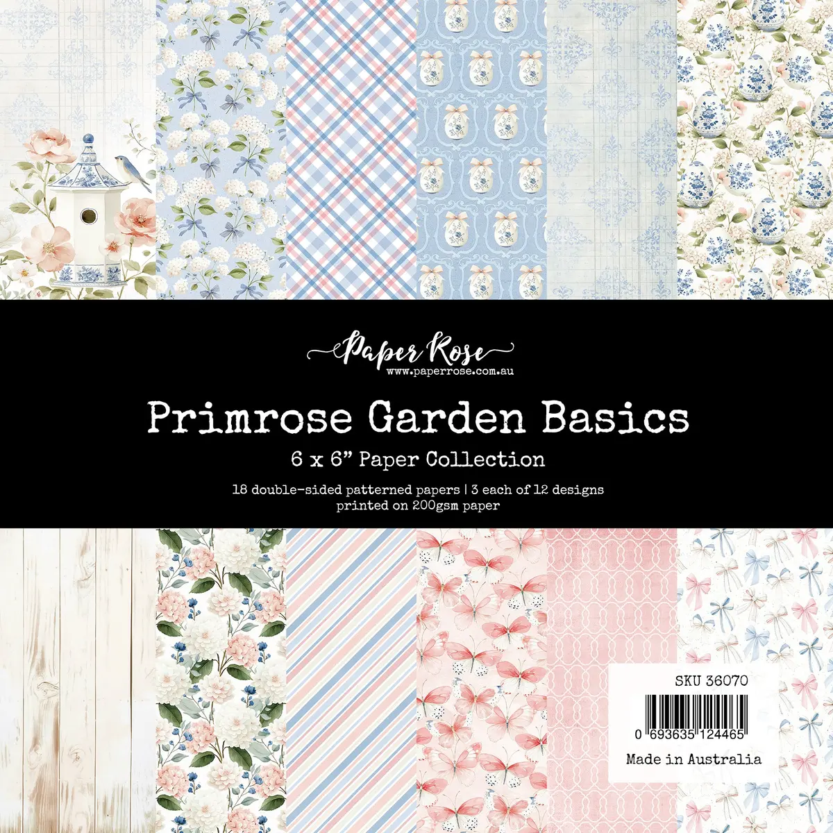 Primrose Garden Easter Basics 6X6 Paper Collection 36070 1