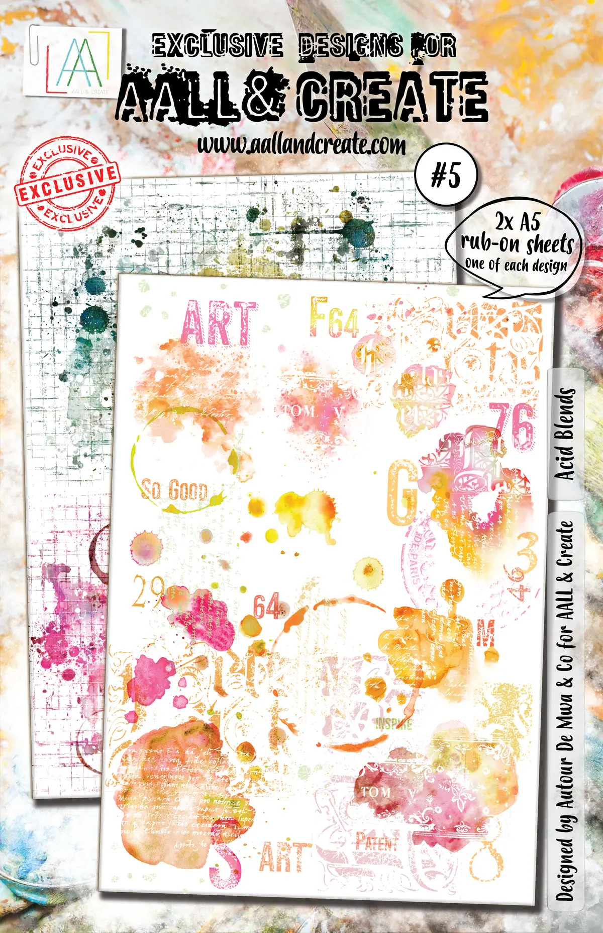 Aall And Create Rub-Ons - Acid Blends 1