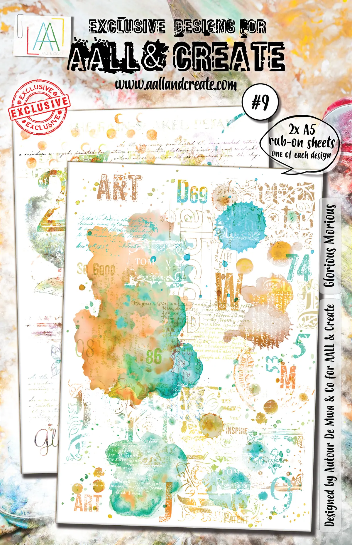 Aall And Create Rub-Ons - Glorious Morious 1