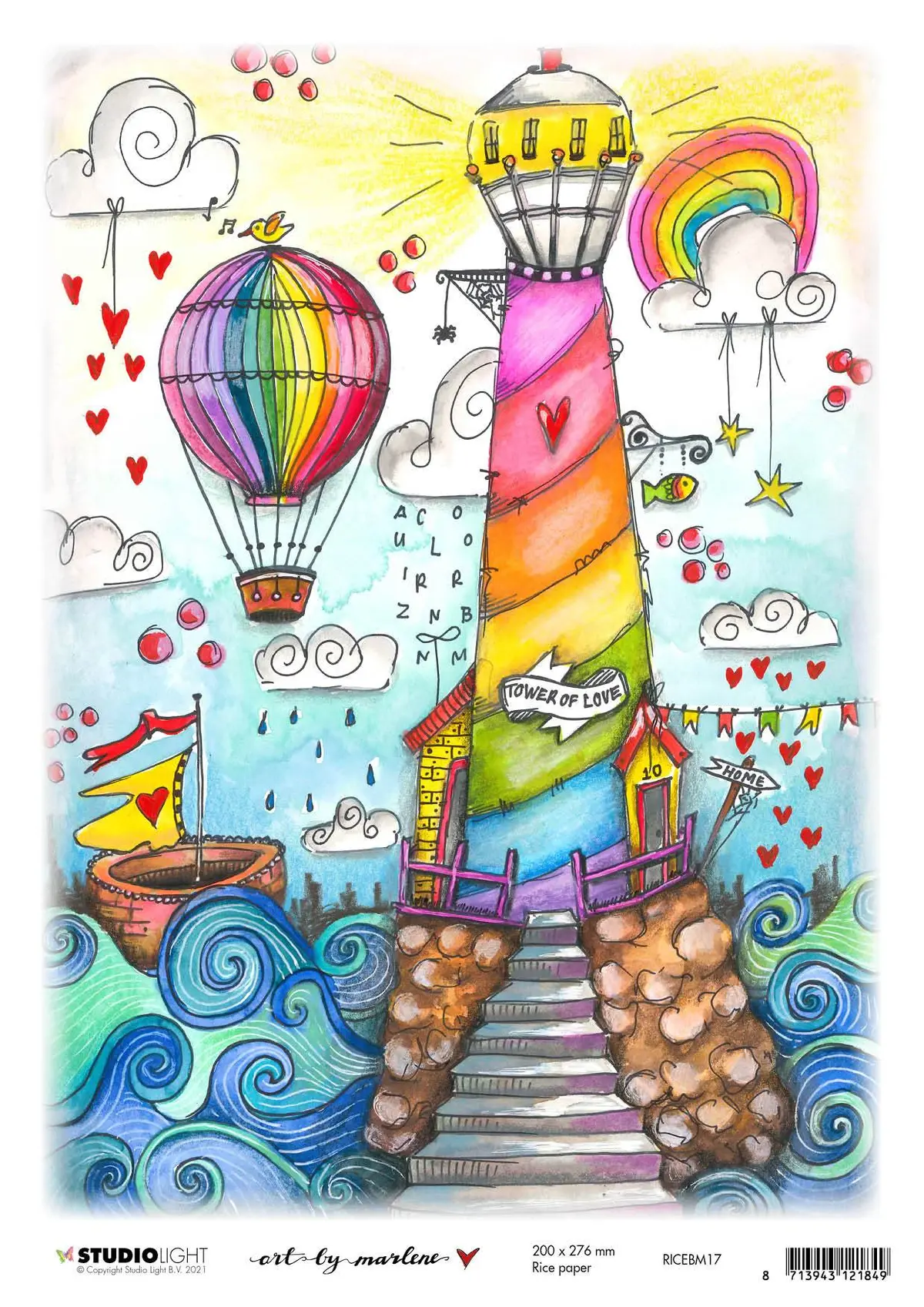 Art By Marlene Rice Paper Marlene's World Nr.17 1