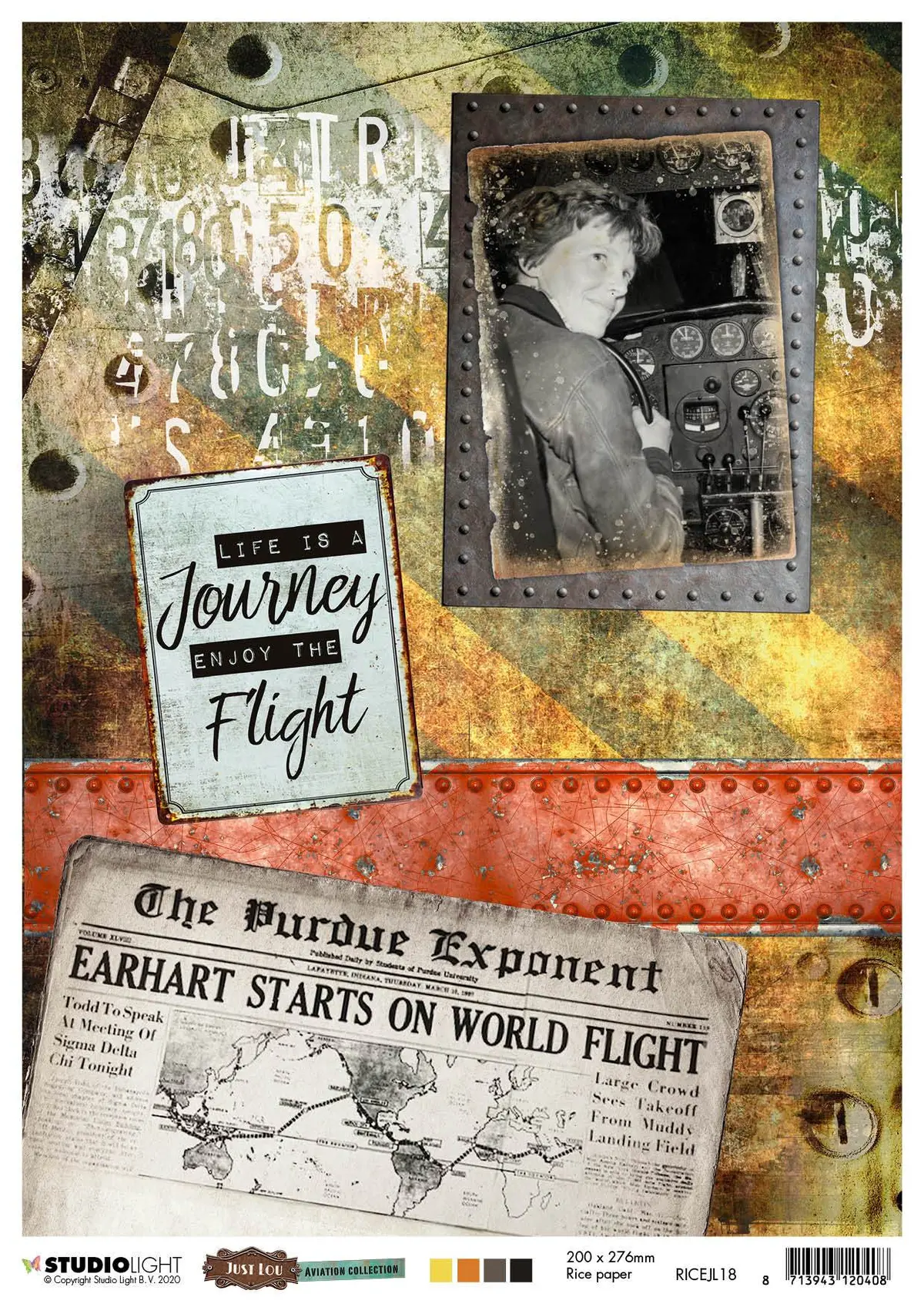 Jl Rice Paper Aviation Collection 210X297mm Nr.18 1