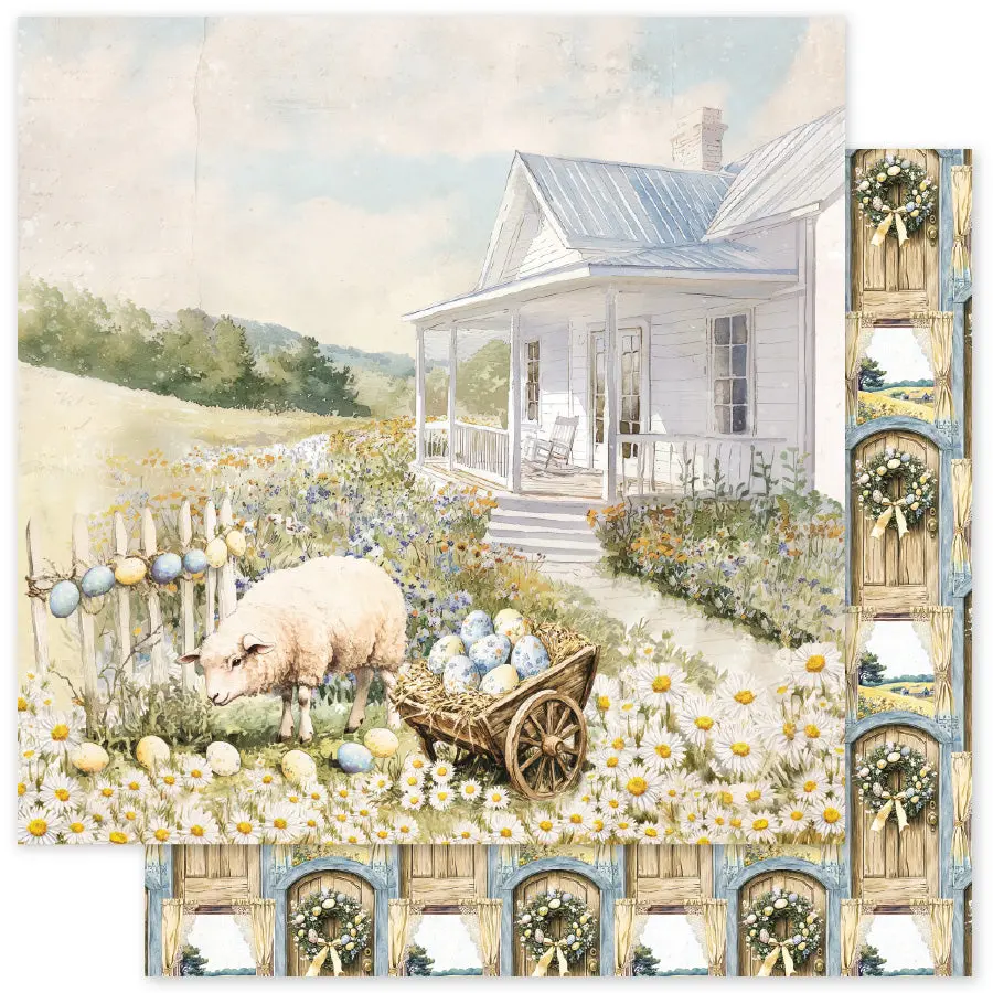 Rustic Easter A 12 X 12 Paper (12 Pc Bulk Pack) 34167 1