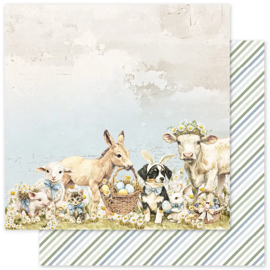 Rustic Easter B 12 X 12 Paper (12 Pc Bulk Pack) 34170 1