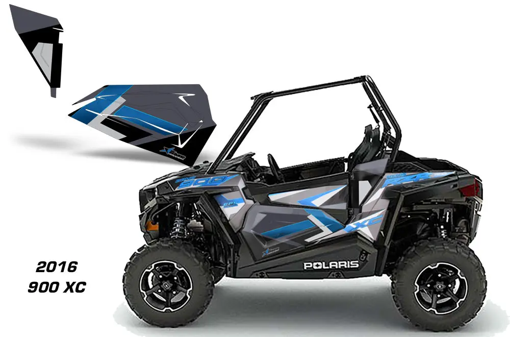 Polaris Rzr 900Xc 2-Door, Lower-Door Oem Graphics 1