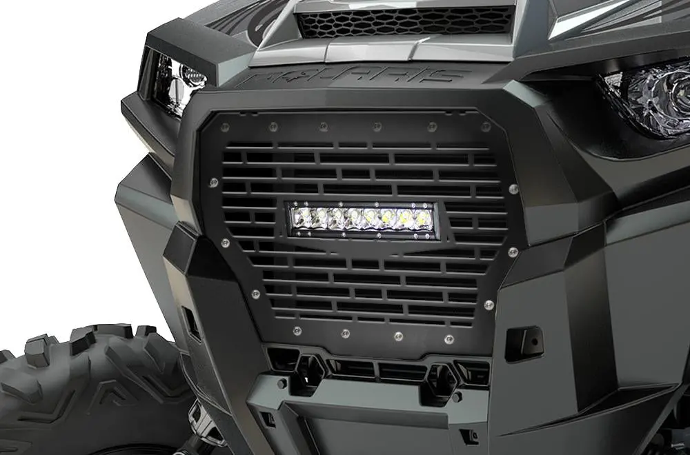 Custom Grille For Polaris Rzr Turbo With Led Light Bar (2017-2018) 1