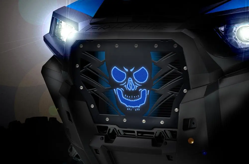 Custom Grille For Polaris Rzr Turbo With X-Lite (2017-2018) - Havoc 1