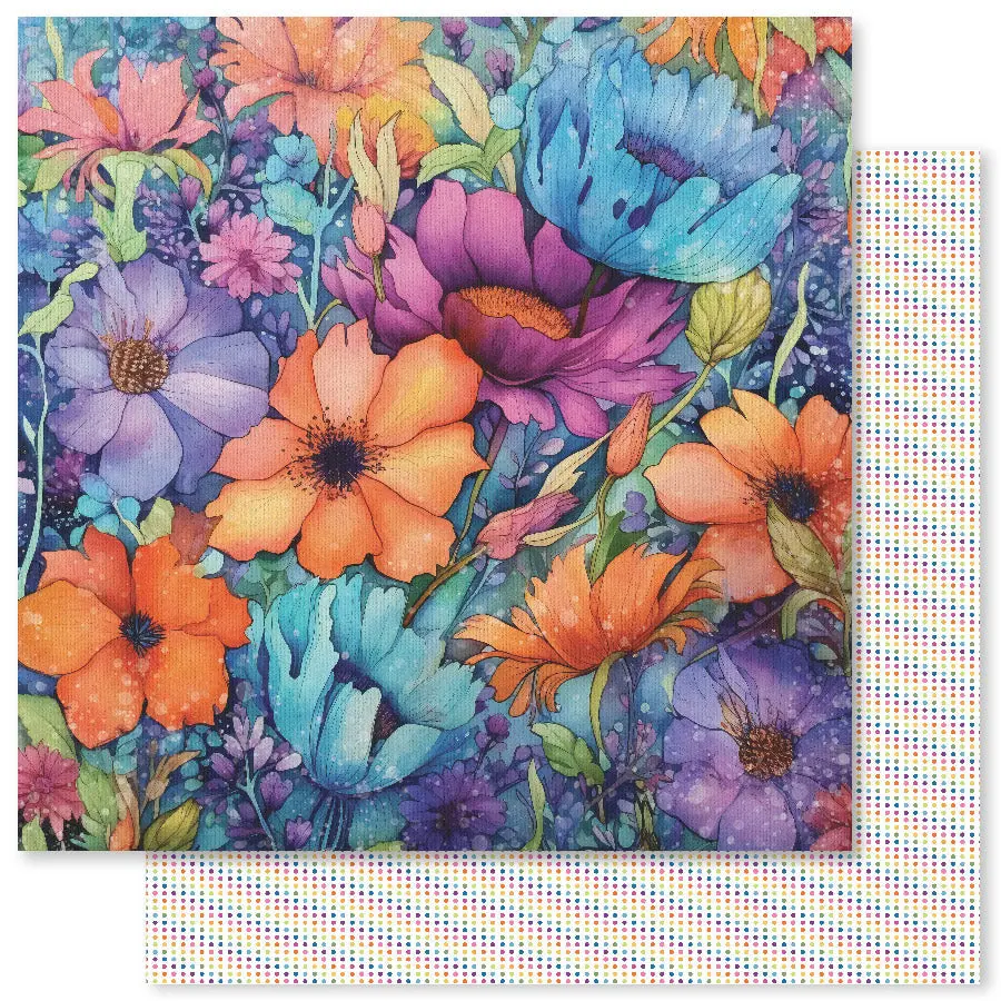 Rainbow Twirl E 12X12 Paper (12Pc Bulk Pack) 30444 1