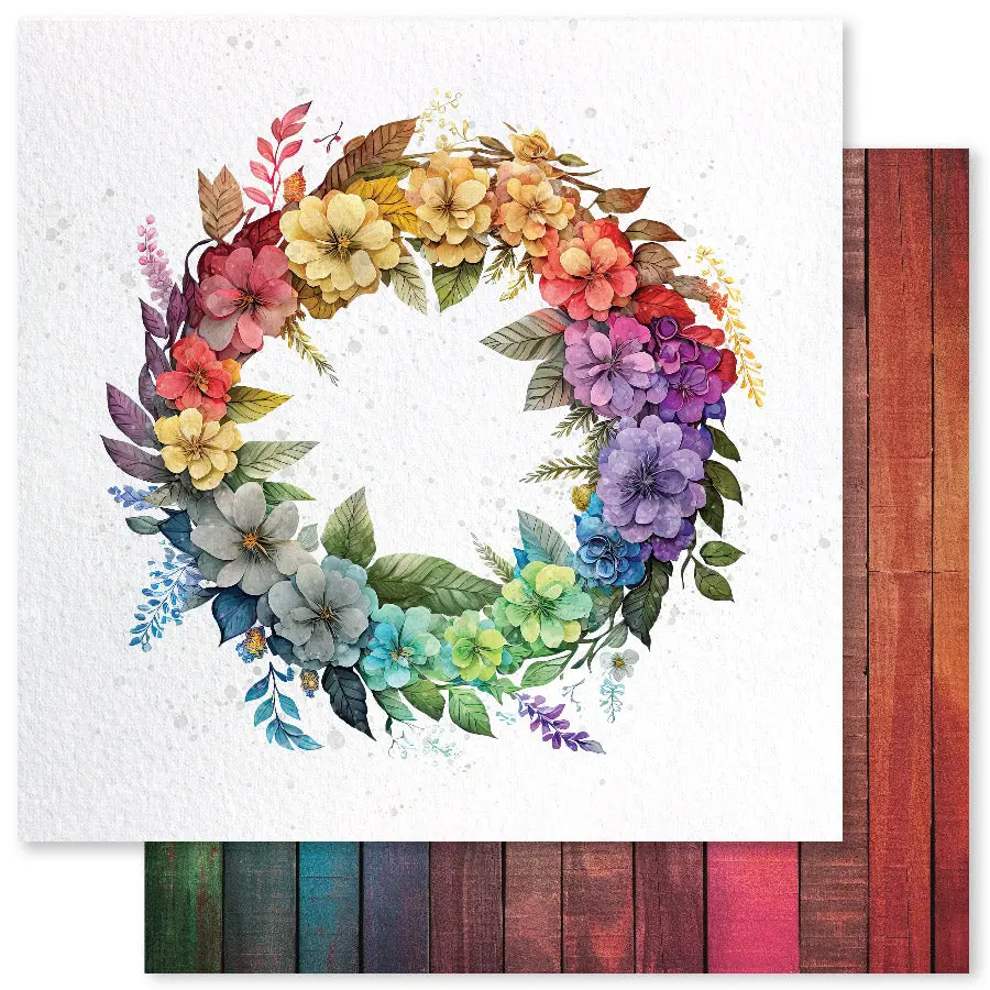Rainbow Twirl F 12X12 Paper (12Pc Bulk Pack) 30447 1