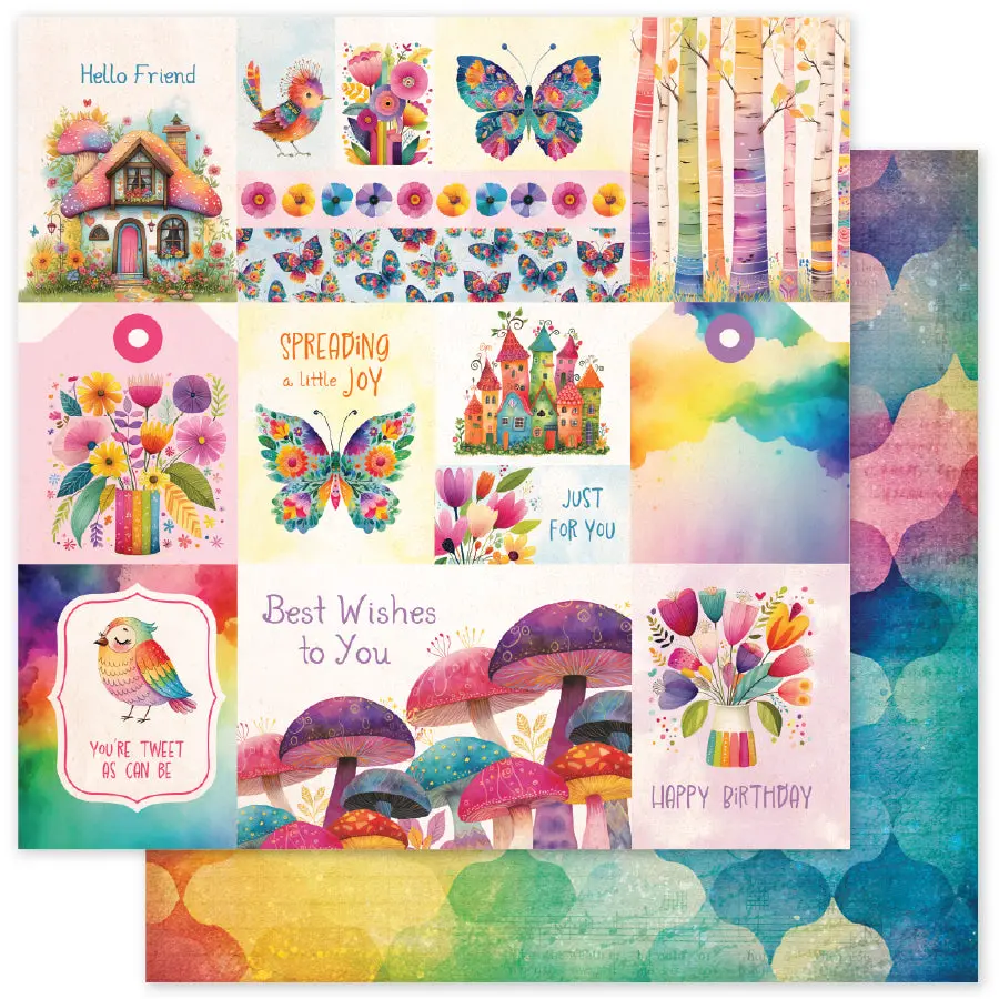 Rainbow Village A 12X12 Paper (12 Pc Bulk Pack) 35490 1