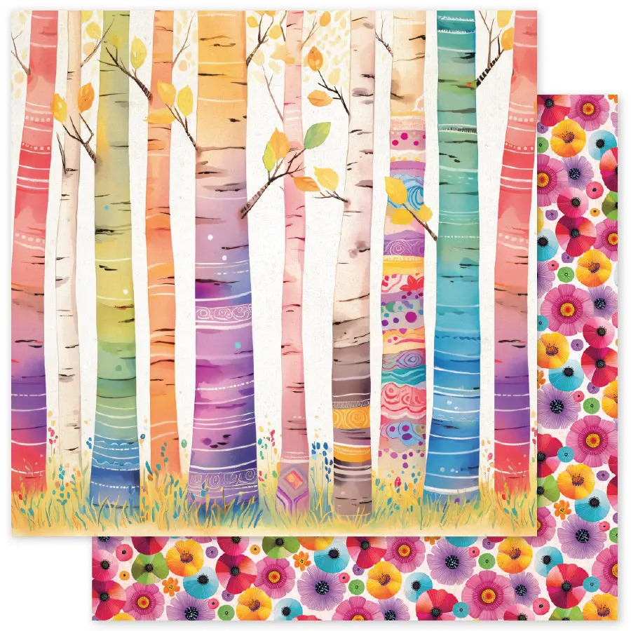 Rainbow Village B 12X12 Paper (12 Pc Bulk Pack) 35493 1