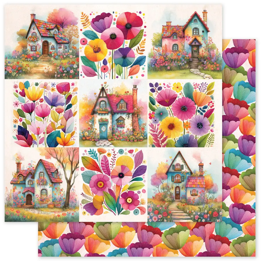 Rainbow Village Basics A 12X12 Paper (12 Pc Bulk Pack) 35325 1