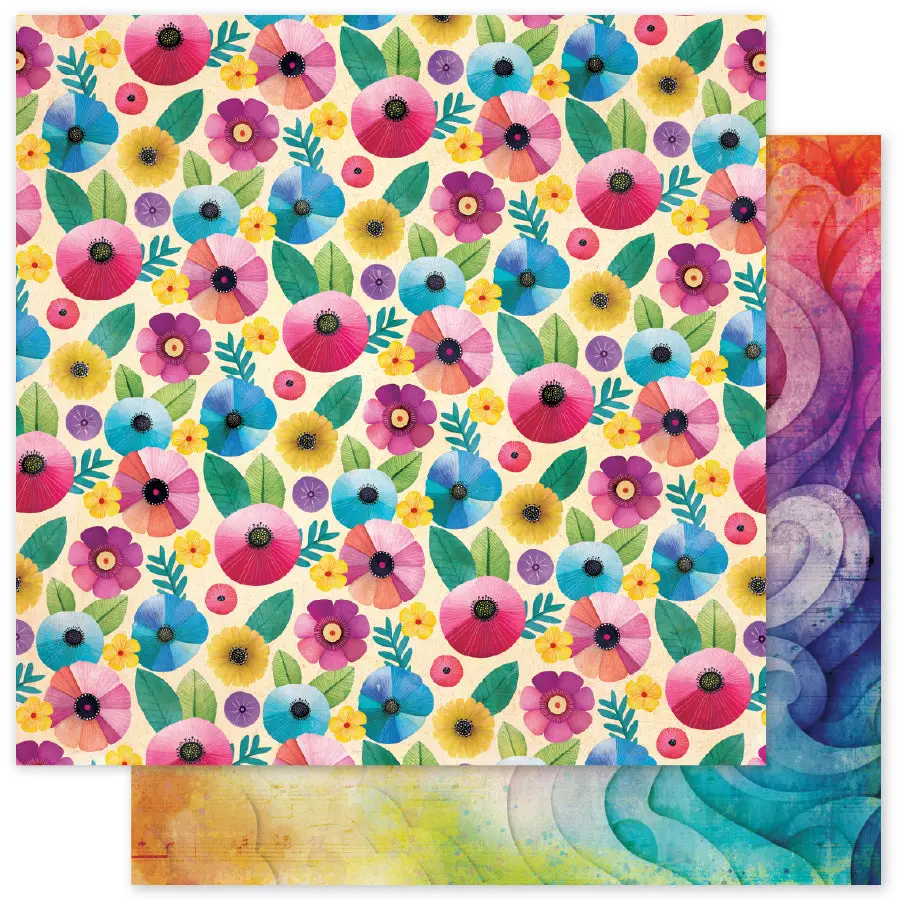 Rainbow Village Basics E 12X12 Paper (12 Pc Bulk Pack) 35337 1