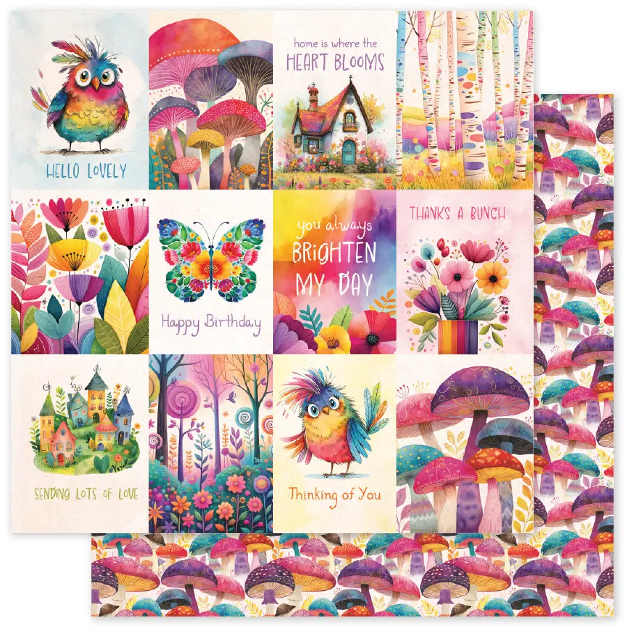Rainbow Village D 12X12 Paper (12 Pc Bulk Pack) 35310 1