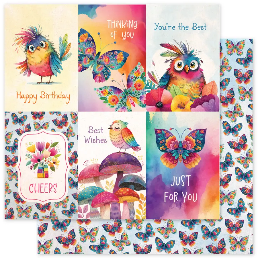 Rainbow Village F 12X12 Paper (12 Pc Bulk Pack) 35316 1