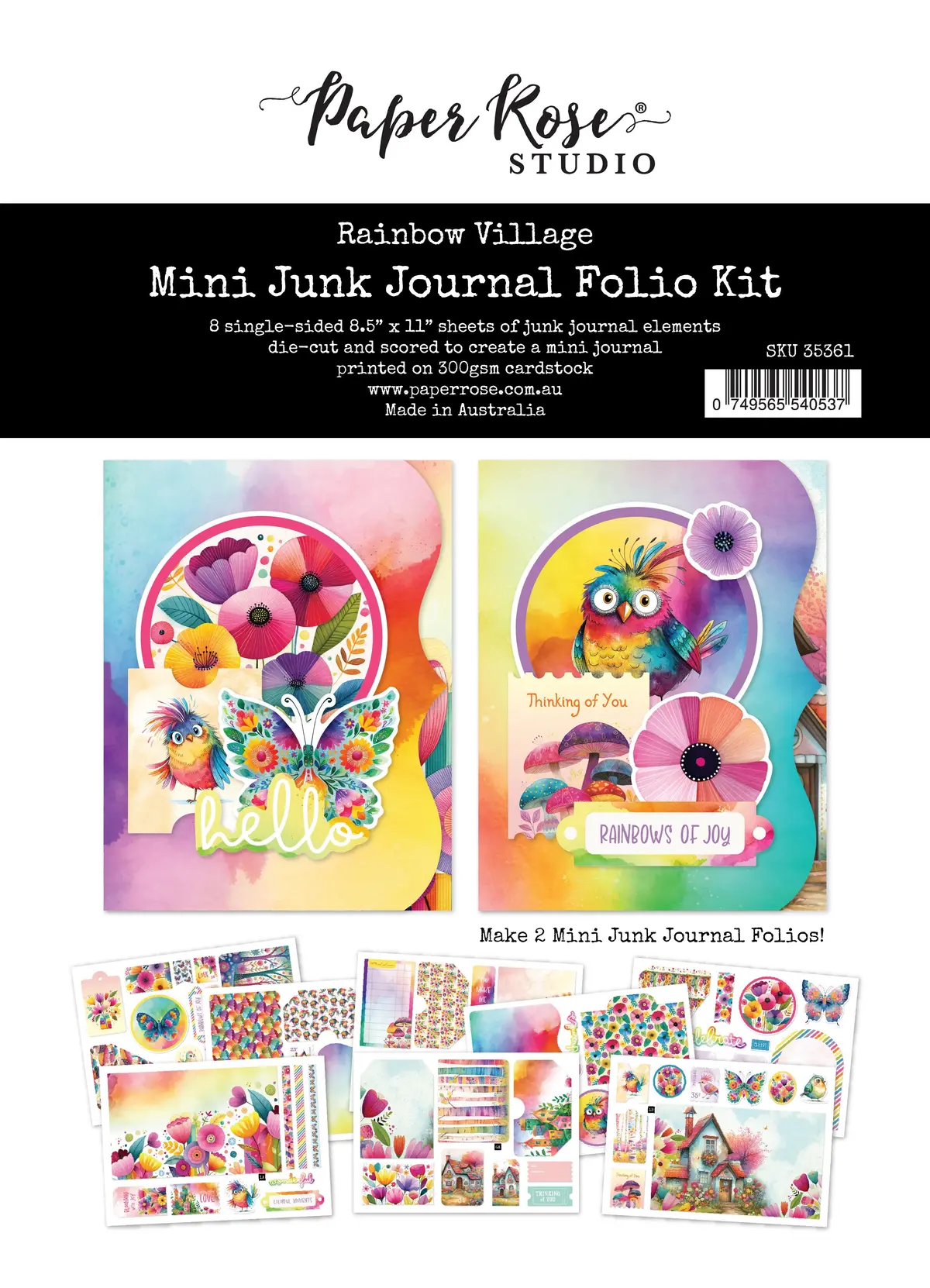 Rainbow Village Mini Folio Kit 35361 1