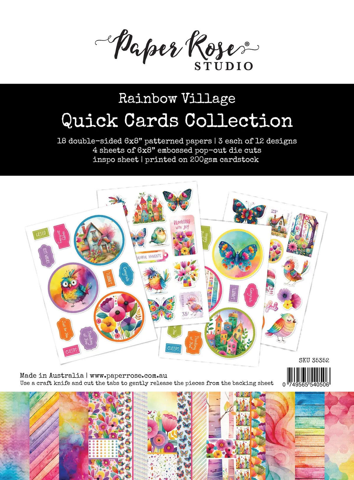 Rainbow Village Quick Card Collection 35352 1