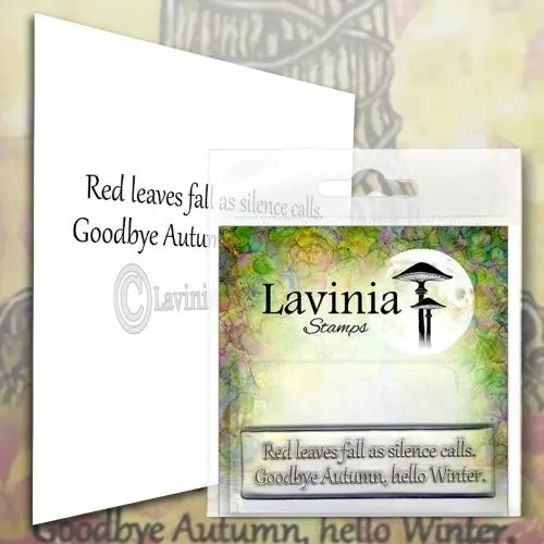 Lavinia Stamp - Red Leaves 1