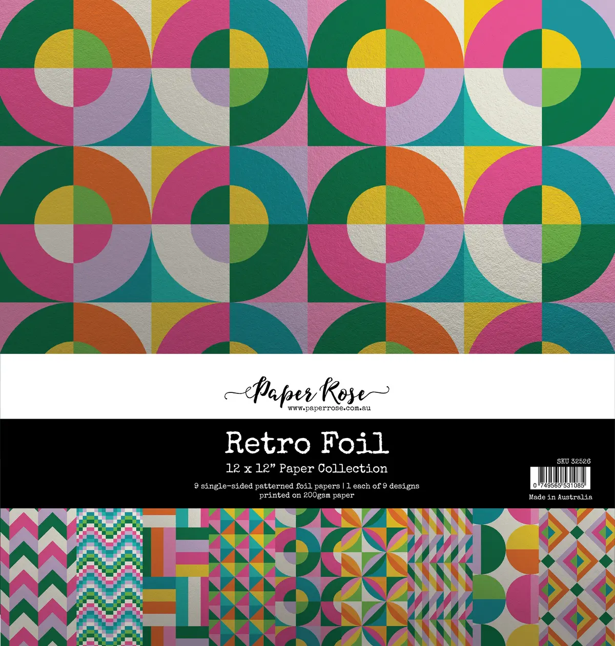 Retro Foil 12X12 Paper Collection 32526 1