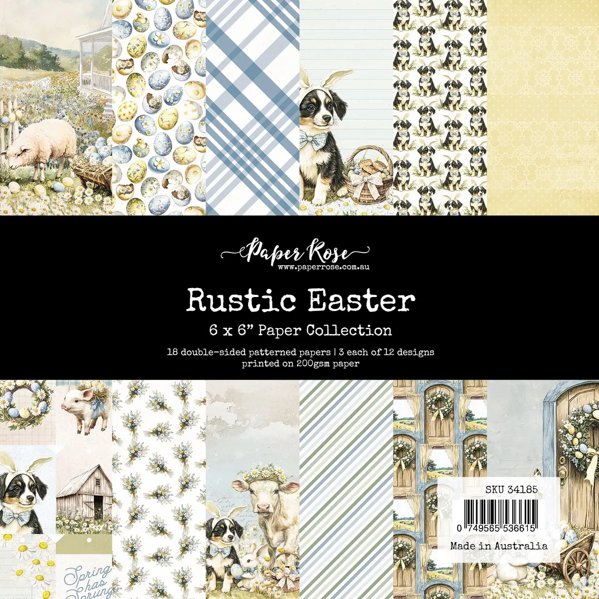 Rustic Easter 6X6 Paper Collection 34185 1