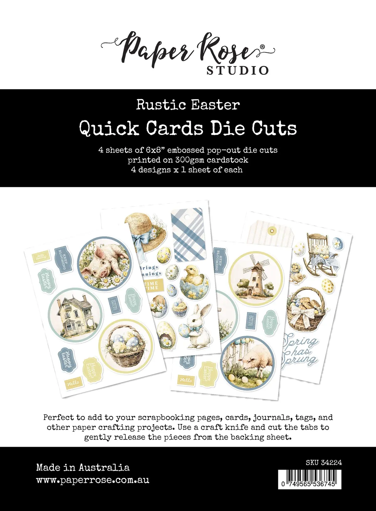 Rustic Easter Quick Cards Die Cuts 34224 1