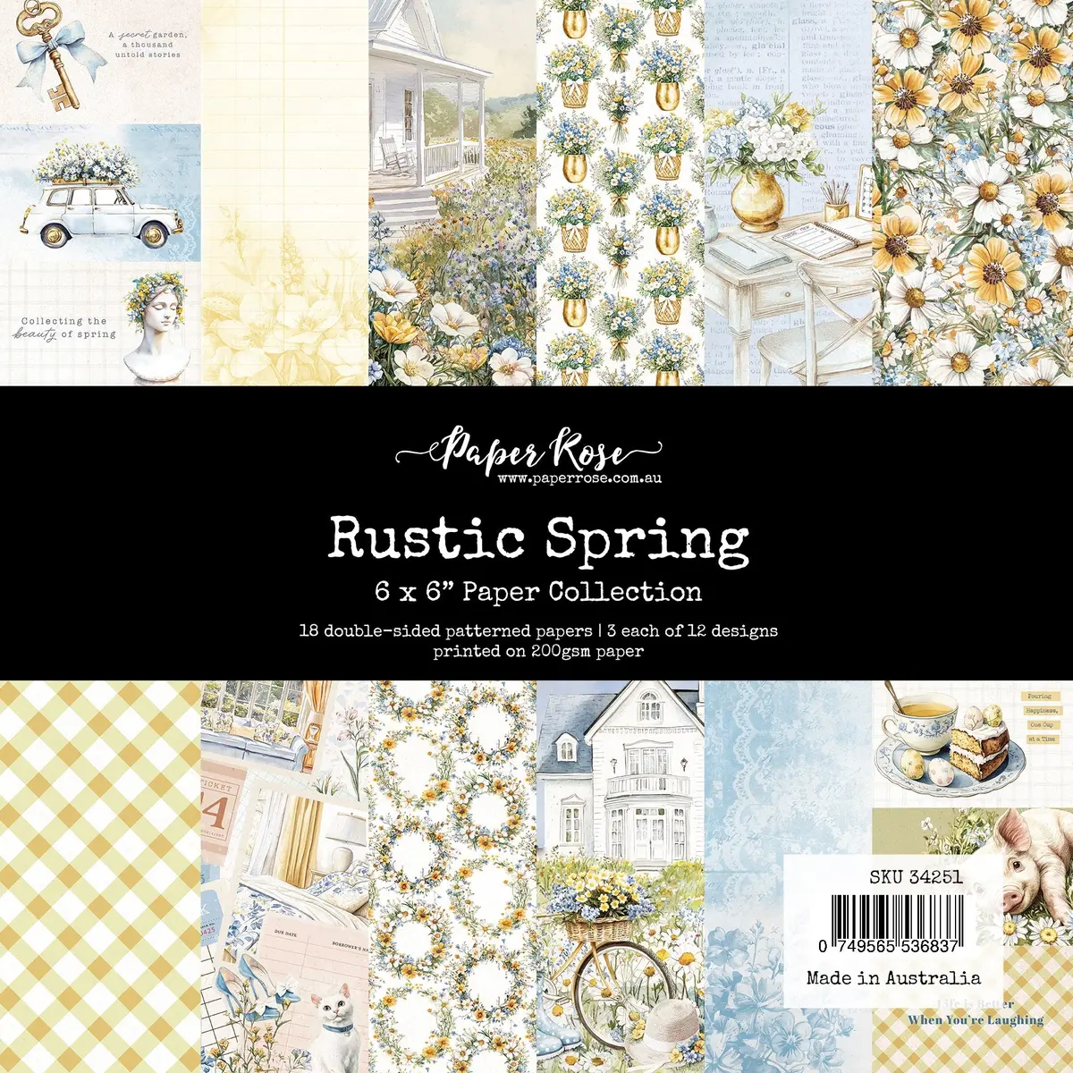 Rustic Spring 6X6 Paper Collection 34251 1